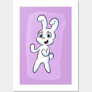 CUTE RABBIT Posters and Art